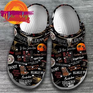 Brooks and Dunn Music Crocs Crocband Clogs Shoes 2