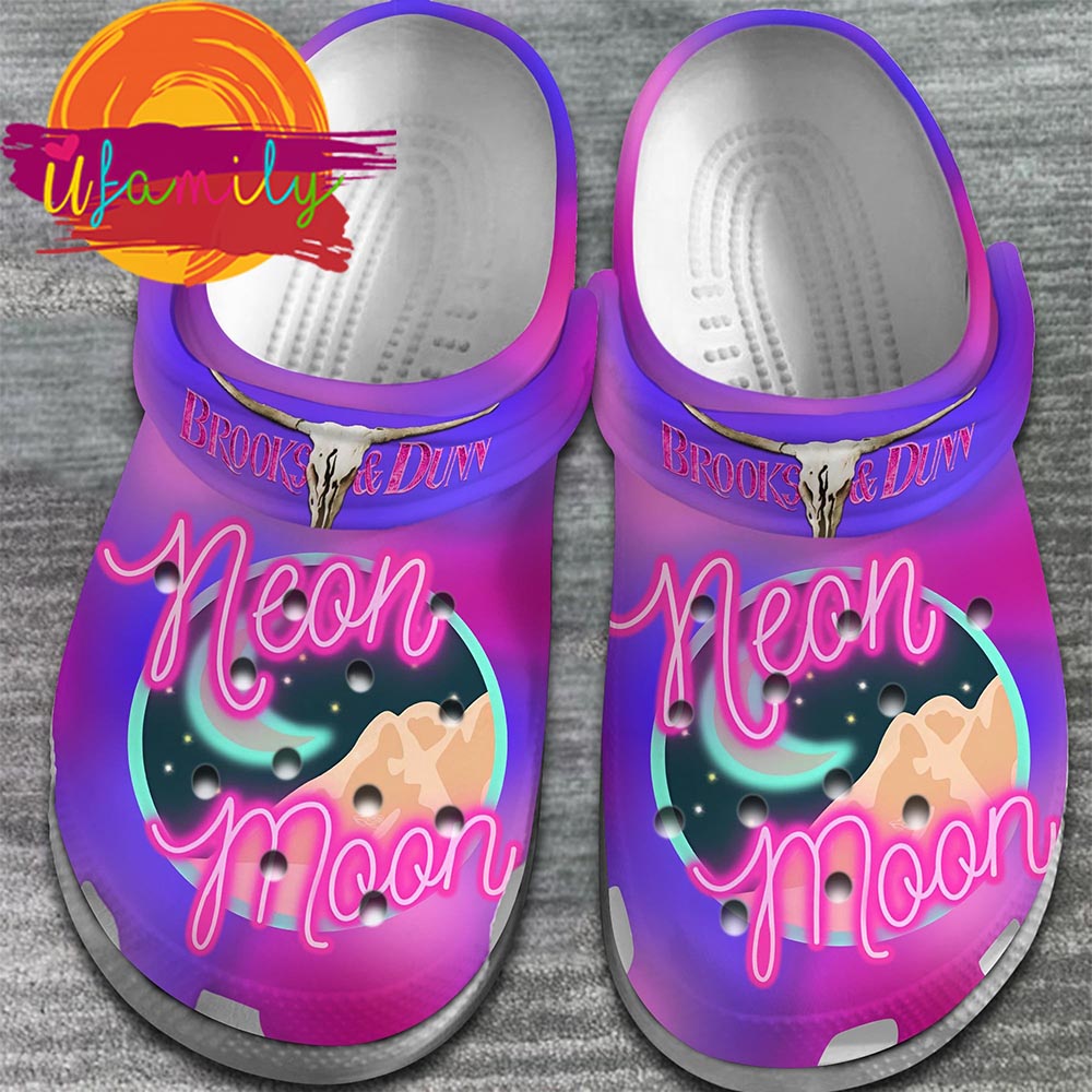 Brooks and Dunn Music Neon Moon Crocs Crocband Clogs Shoes