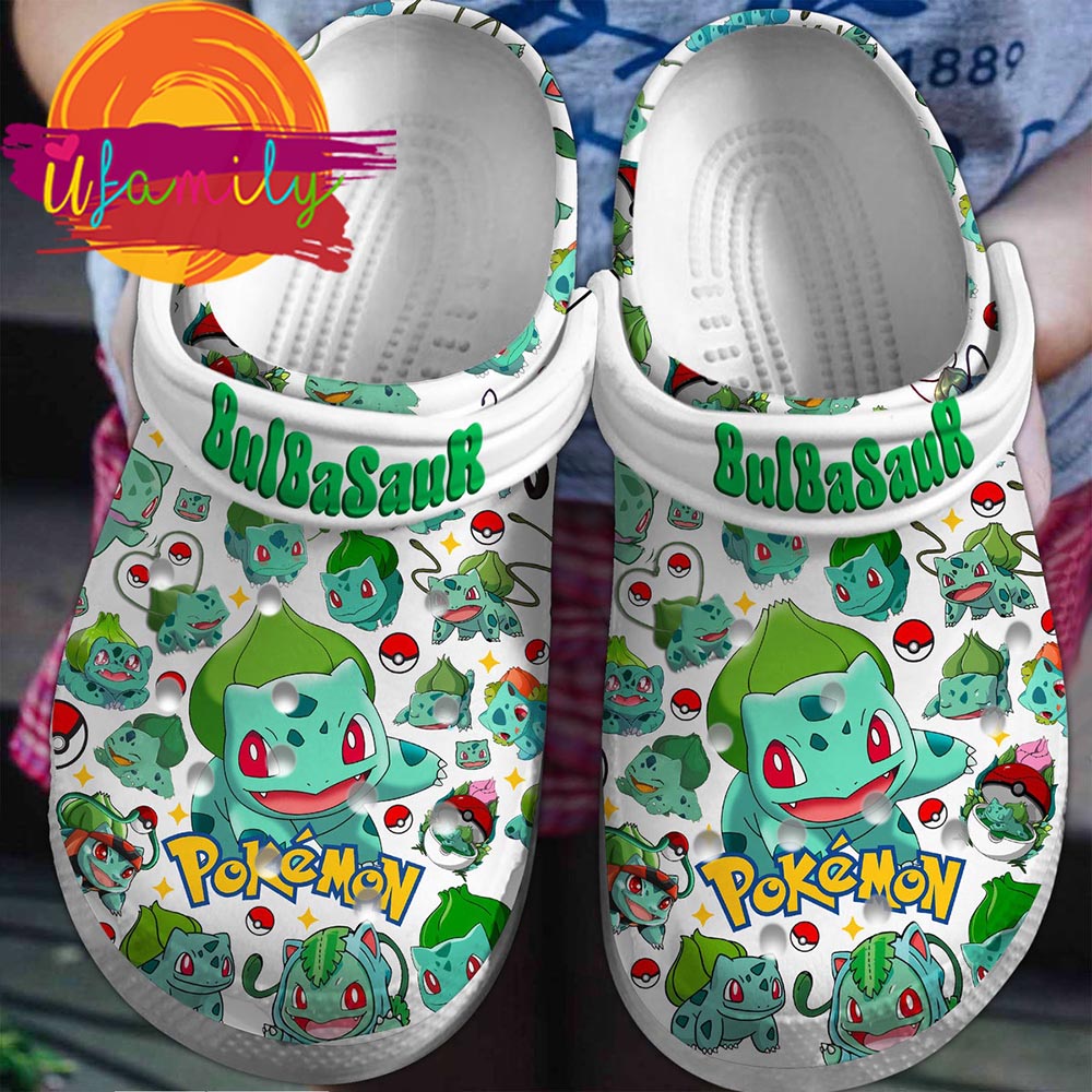 Bulbasaur Pokemon Crocs Clog Shoes