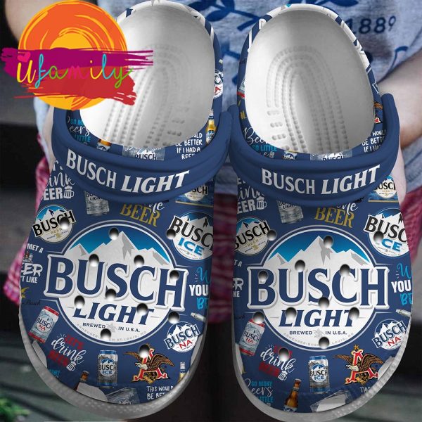 Busch Light Beer Crocs Crocband Clogs Shoes