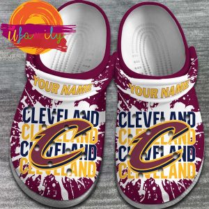 Cleveland Cavaliers NBA Basketball Sport Crocs Crocband Clogs Shoes 2