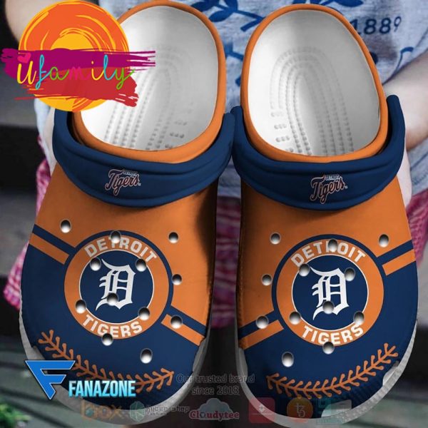 Detroit Tigers Orange-Navy MLB Sport Crocs