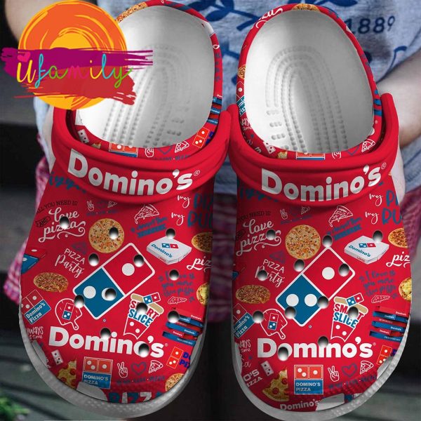 Domino Pizza Crocs Crocband Clogs Shoes