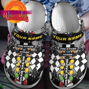 Drag Racing Crocs Crocband Clogs Shoes 1