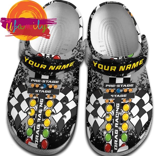 Drag Racing Crocs Crocband Clogs Shoes