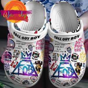 Fall Out Boy Band Music Crocs Crocband Clogs Shoes 1