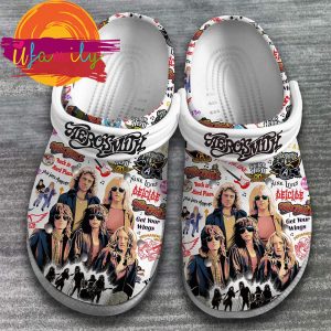 Footwearmerch Aerosmith Band Music Crocs Crocband Clogs Shoes Comfortable For Men Women and Kids Footwearmerch 2 3 11zon
