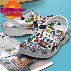 Footwearmerch Among Us Game Crocs Crocband Clogs Shoes Comfortable For Men Women and Kids Footwearmerch 2 17 11zon