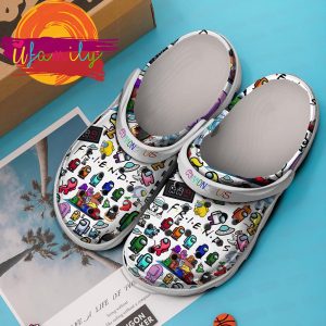 Footwearmerch Among Us Game Crocs Crocband Clogs Shoes Comfortable For Men Women and Kids Footwearmerch 3 18 11zon