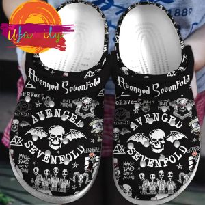Footwearmerch Avenged Sevenfold Music Band Crocs Crocband Clogs Shoes Comfortable For Men Women and Kids Footwearmerch 1 12 11zon
