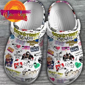 Footwearmerch Backstreet Boys Band Music Crocs Crocband Clogs Shoes Comfortable For Men Women and Kids Footwearmerch 2 19 11zon