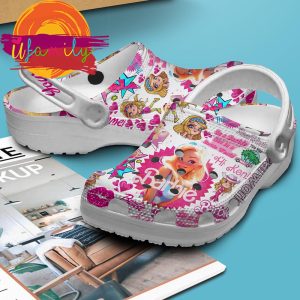 Footwearmerch Barbie Cartoon Crocs Crocband Clogs Shoes Custom Name For Men Women and Kids Footwearmerch 2 21 11zon