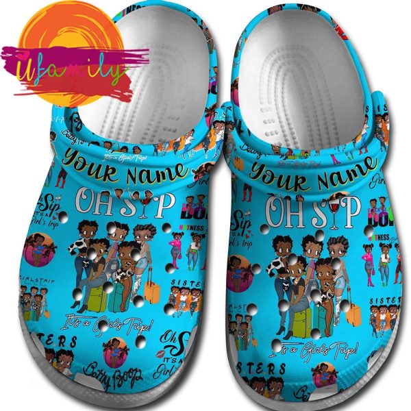 Personalized Betty Boop Cartoon Crocs Shoes