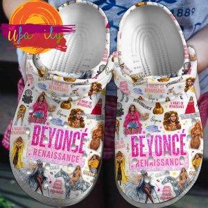 Customized Beyonce Singer Music Crocs Shoes