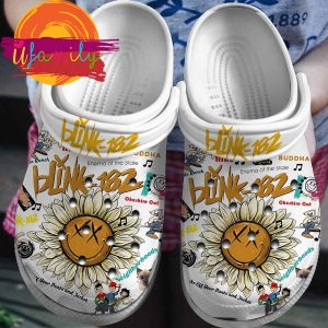 Footwearmerch Blink 182 Band Music Crocs Crocband Clogs Shoes Comfortable For Men Women and Kids Footwearmerch 1 34 11zon