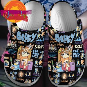 Footwearmerch Bluey Cartoon Crocs Crocband Clogs Shoes Comfortable For Men Women and Kids Footwearmerch 1 36 11zon