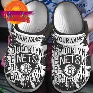 Footwearmerch Brooklyn Nets NBA Basketball Sport Crocs Crocband Clogs Shoes Comfortable For Men Women and Kids Footwearmerch 1 59 11zon