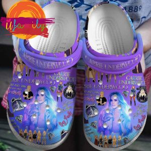 Footwearmerch Carrie Underwood Singer Music Crocs Crocband Clogs Shoes For Men Women and Kids Footwearmerch 1 73 11zon