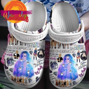 Footwearmerch Carrie Underwood Singer Music Crocs Crocband Shoes Clogs For Men Women and Kids Footwearmerch 1 76 11zon