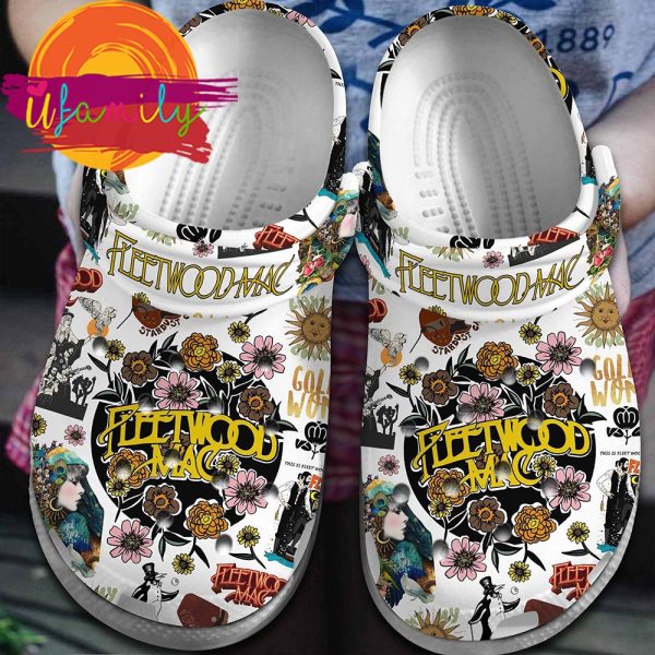 Fleetwood Mac Band Music Crocs Crocband Clogs Shoes