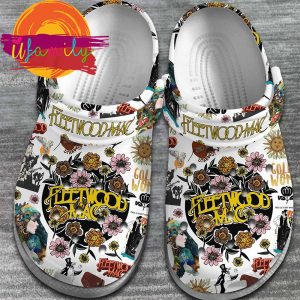 Footwearmerch Fleetwood Mac Band Music Crocs Crocband Clogs Shoes Comfortable For Men Women and Kids Footwearmerch 2 25 11zon
