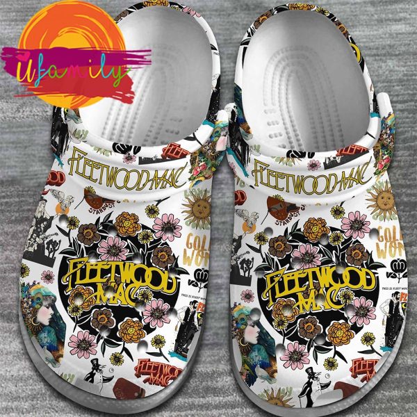 Fleetwood Mac Band Music Crocs Crocband Clogs Shoes