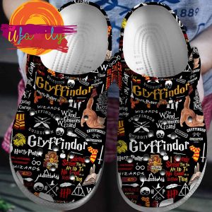 Footwearmerch Harry Potter Movie gryffindor Crocs Crocband Clogs Shoes Comfortable For Men Women and Kids Footwearmerch 1 56 11zon