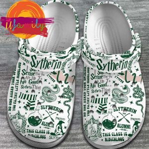 Footwearmerch Harry Potter Movie sytherin Crocs Crocband Clogs Shoes Comfortable For Men Women and Kids Footwearmerch 2 59 11zon