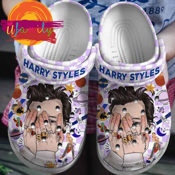 Harry Styles One Direction Band Music Crocs Crocband Clogs Shoes