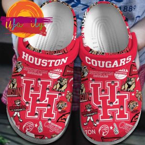 Footwearmerch Houston Cougars NCAA Sport Crocs Crocband Clogs Shoes Comfortable For Men Women and Kids Footwearmerch 1 1 11zon