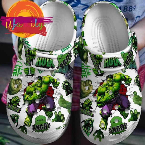 Hulk Crocs Crocband Clogs Shoes