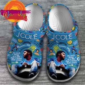 Footwearmerch J Cole Rapper Music Crocs Crocband Clogs Shoes Comfortable For Men Women and Kids Footwearmerch 2 13 11zon