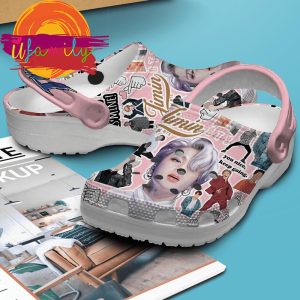 Footwearmerch Jimin BTS Band Music Crocs Crocband Clogs Shoes Comfortable For Men Women and Kids Pink Footwearmerch 2 31 11zon
