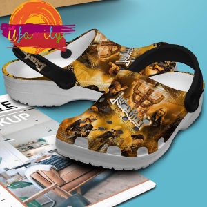 Footwearmerch Judas Priest Band Music Crocs Crocband Clogs Shoes Comfortable For Men Women and Kids Footwearmerch 3 40 11zon