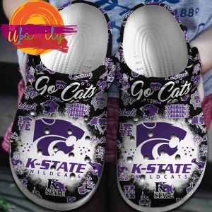 Footwearmerch Kansas State Wildcats NCAA Sport Crocs Crocband Clogs Shoes Comfortable For Men Women and Kids Footwearmerch 1 44 11zon