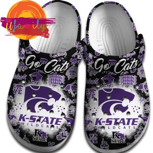 Footwearmerch Kansas State Wildcats NCAA Sport Crocs Crocband Clogs Shoes Comfortable For Men Women and Kids Footwearmerch 2 45 11zon
