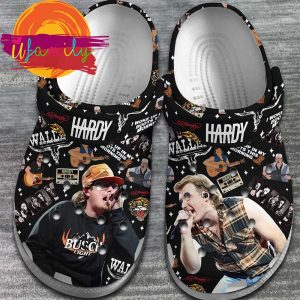 HARDY Singer Music Crocs Crocband Clogs Shoes 2