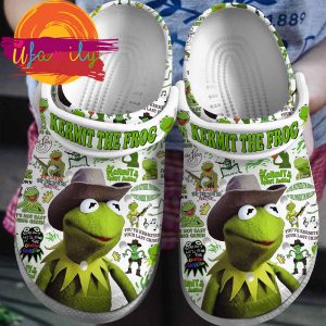 Kermit The Frog Cartoon Crocs Crocband Clogs Shoes 1