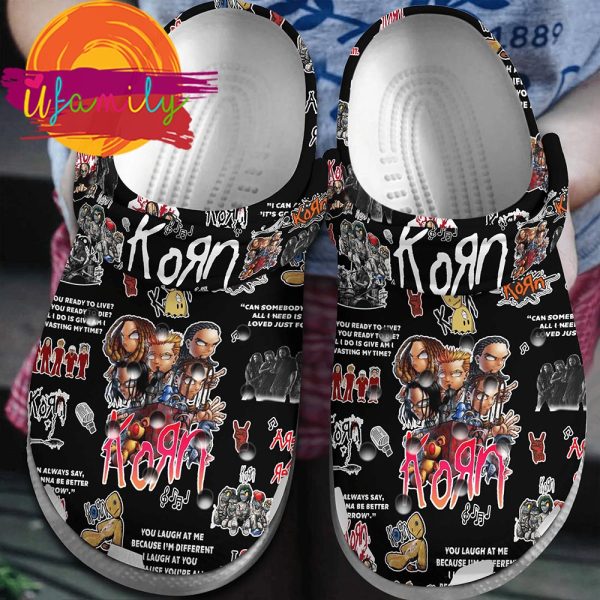 Korn Music Band Crocs Crocband Clogs Shoes