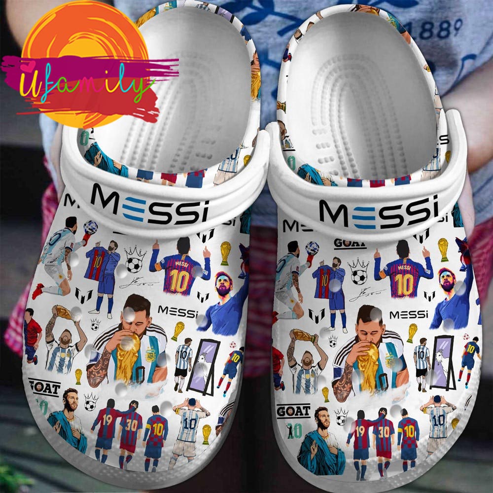 Lionel Messi Football Soccer Sport Crocs Crocband Clogs Shoes