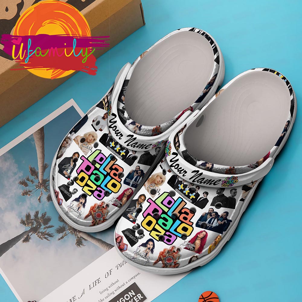 Lollapalooza Music Crocs Crocband Clogs Shoes