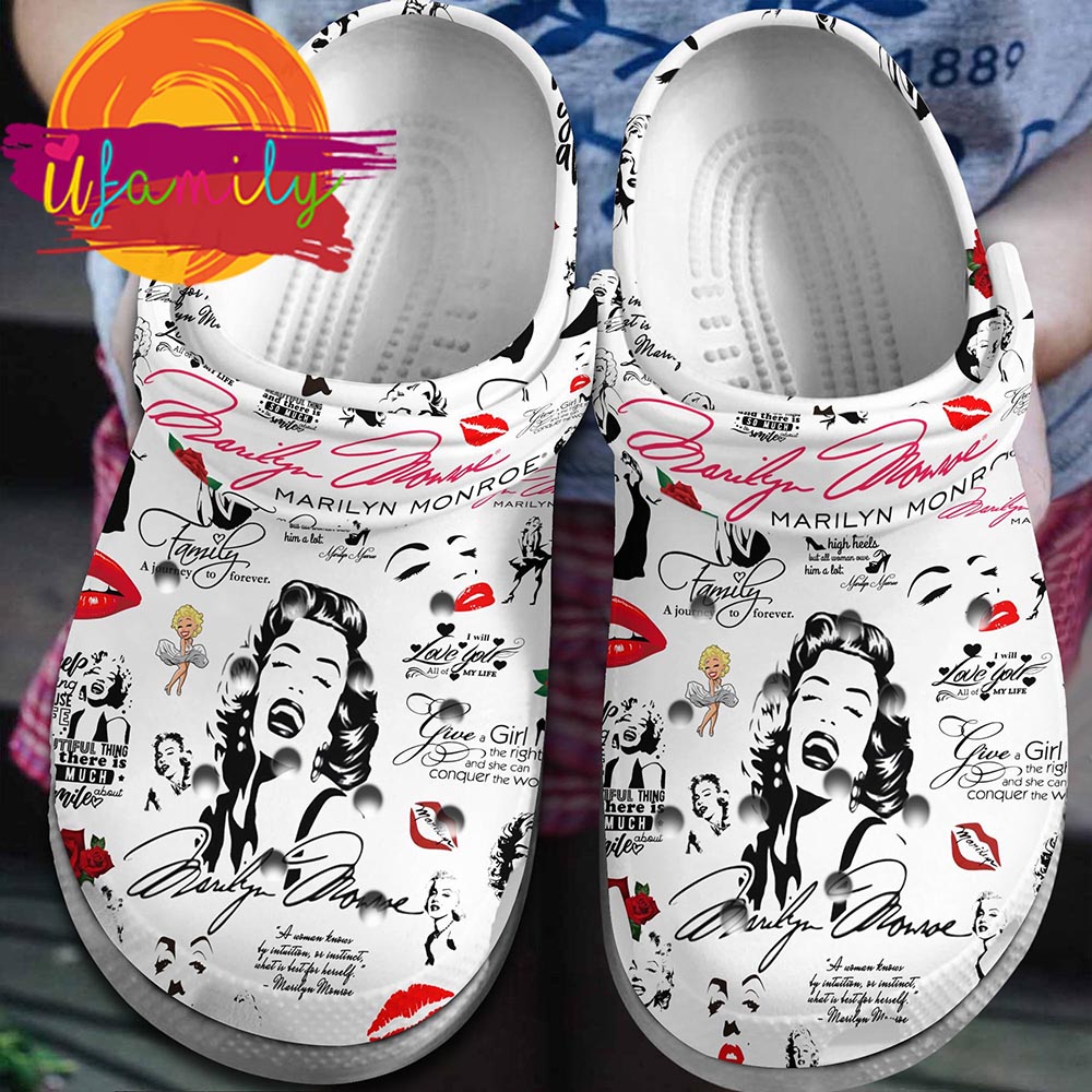 Marilyn Monroe Actress Movie Crocs - Thoughtful Personalized Gift For ...