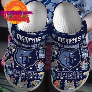 Memphis Grizzlies NBA Basketball Sport Crocs Crocband Clogs Shoes 1