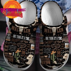 Morgan Wallen Music One Thing At A Time Crocs Clogs Shoes