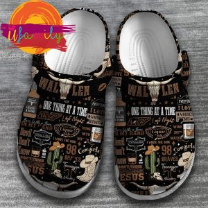 Morgan Wallen Music One Thing At A Time Crocs Clogs Shoes