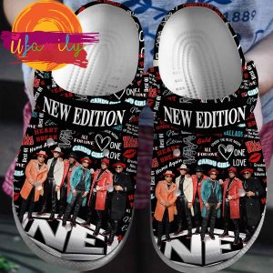 New Edition Band Music Crocs Crocband Clogs Shoes 1