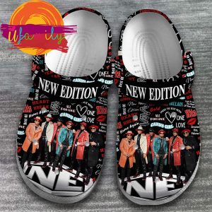 New Edition Band Music Crocs Crocband Clogs Shoes 2