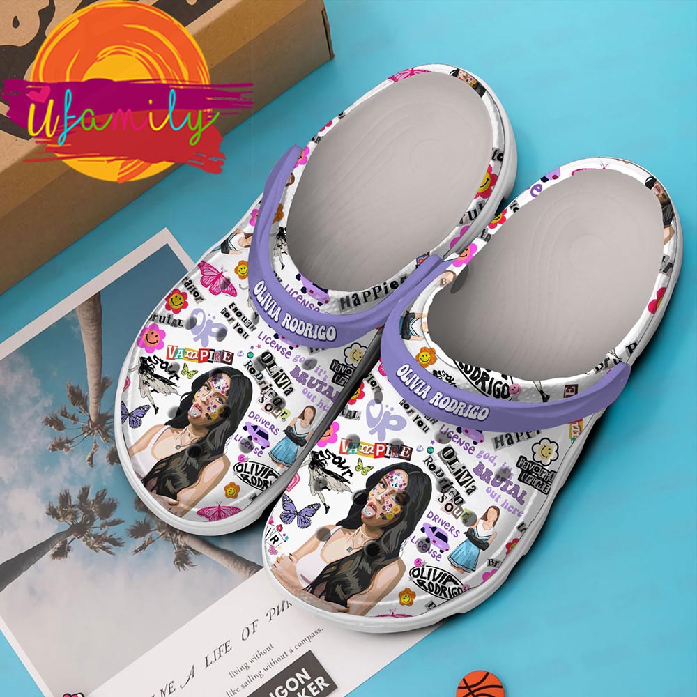 Olivia Rodrigo Singer Music Crocs Crocband Clogs Shoes