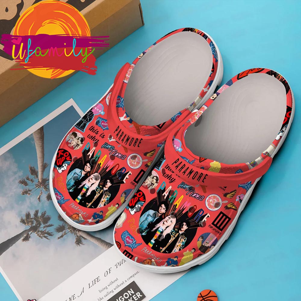 Paramore Music Band Crocs Crocband Clogs Shoes
