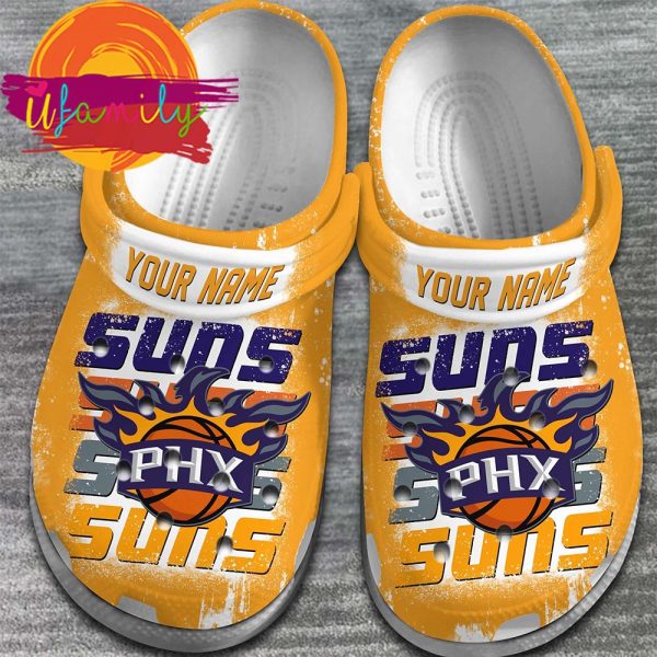 Phoenix Suns NBA Basketball Sport Crocs Crocband Clogs Shoes